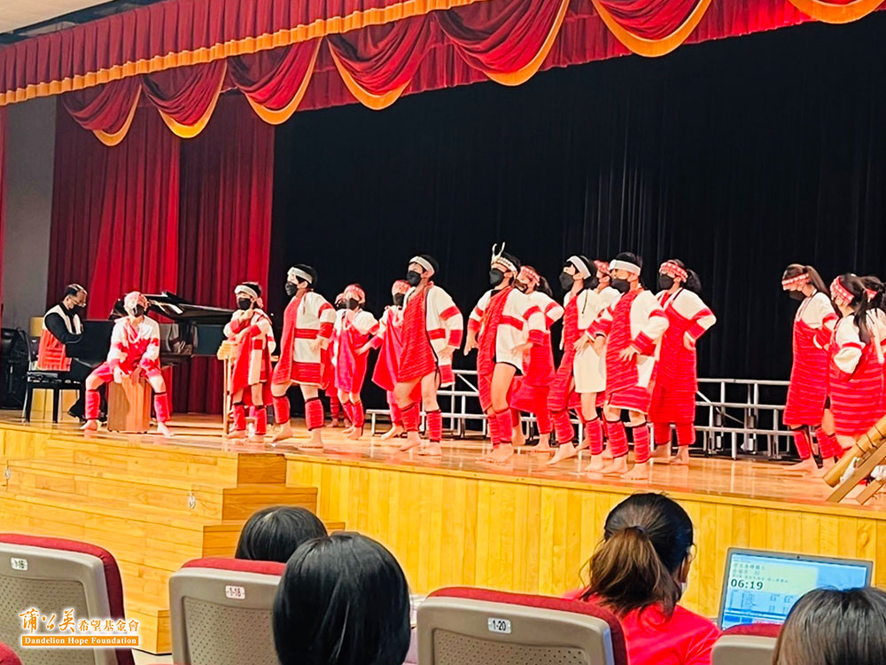 ▲帶來精采演出的「奎輝國小－泰雅傳統歌謠隊」